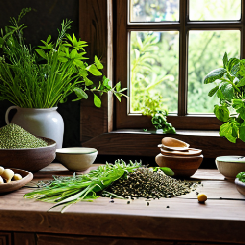 Prompt 1: Natural Healing through Herbs and Nutrition in a Home Setting**